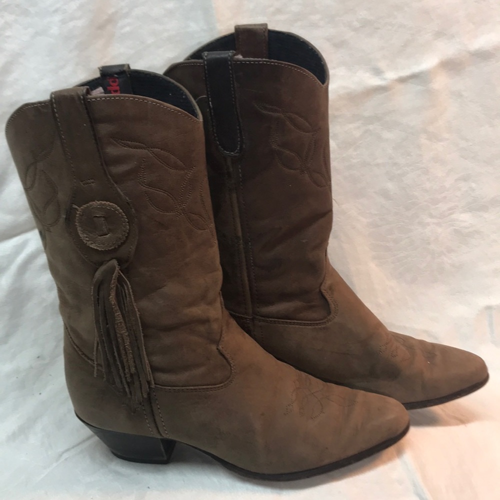 Laredo cowgirl boots suede size 8D, Only $53
